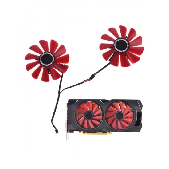 XFX RS XXX Edition RX 570 - RX 580 KIRMIZI FAN SETİ 2 Lİ XFX RS XXX Edition RX 570 - RX 580 KIRMIZI FAN SETİ 2 Lİ